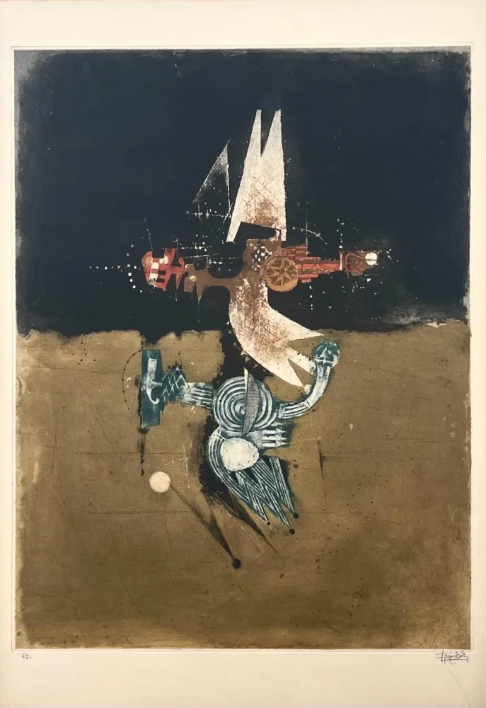 Etching Friedlaender - Les Oiseaux 