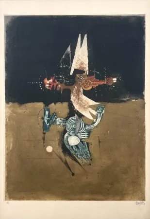 Etching Friedlaender - Les Oiseaux 