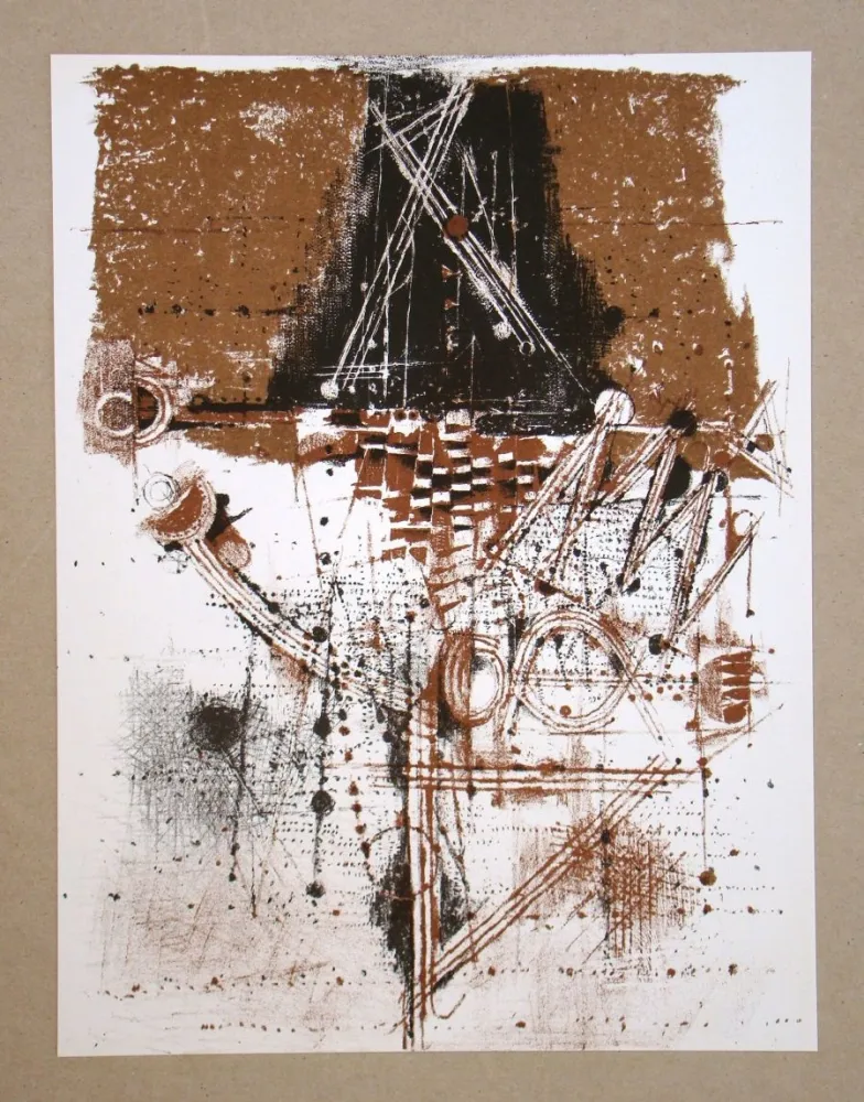 Lithograph Friedlaender - Les oiseaux