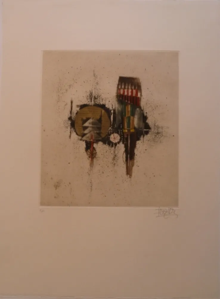 Etching Friedlaender - Meditation II