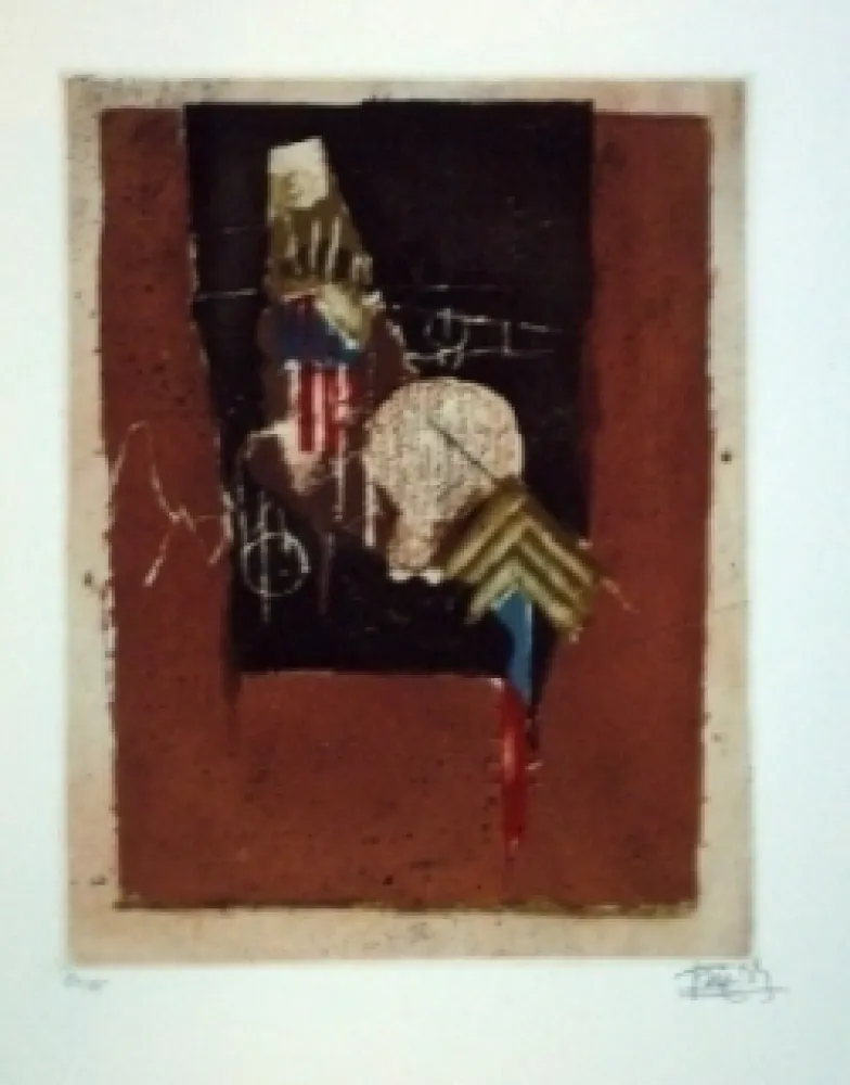 Etching Friedlaender - Pour un herbier nocturne III