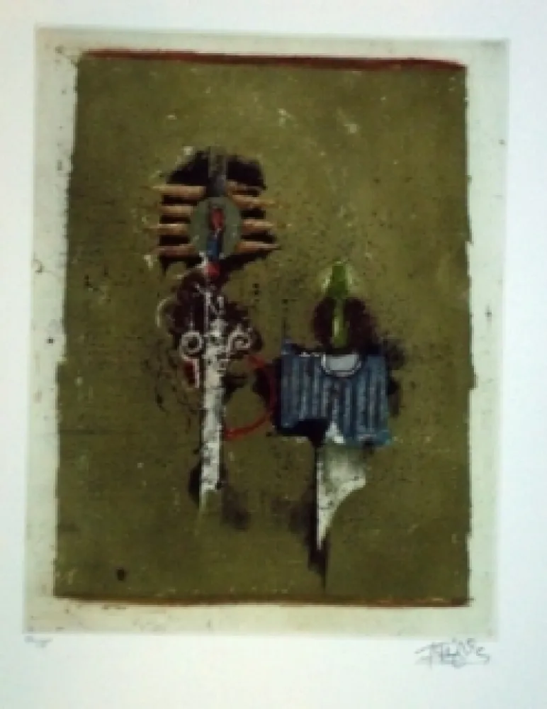 Etching Friedlaender - Pour un herbier nocturne IV