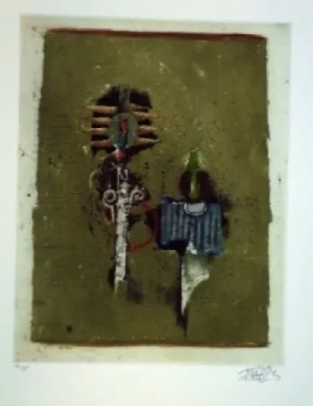 Etching Friedlaender - Pour un herbier nocturne IV