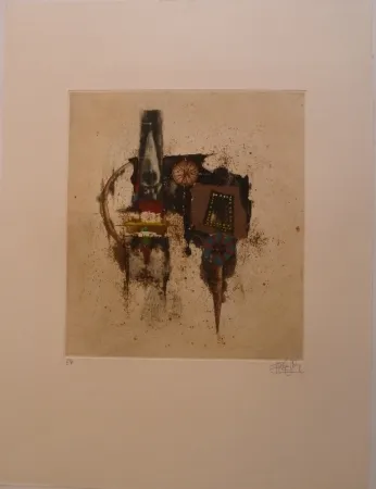 Etching Friedlaender - Prières de L'Aube V