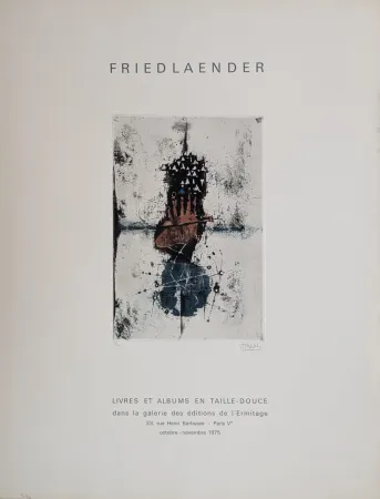 Etching And Aquatint Friedlaender - Sans titre