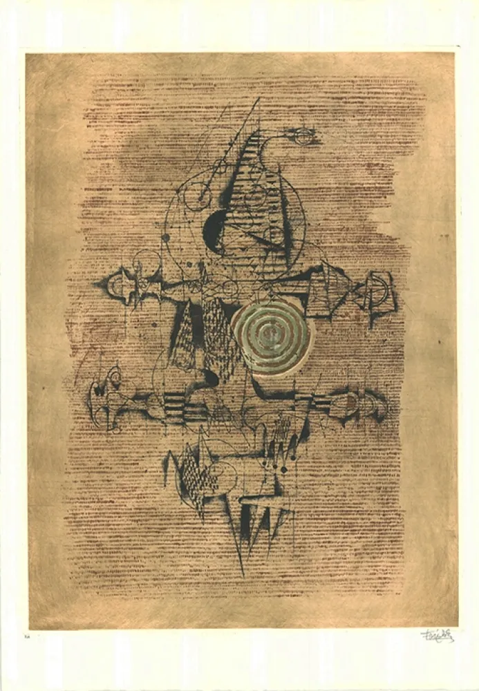 Etching And Aquatint Friedlaender - Sur les nuages