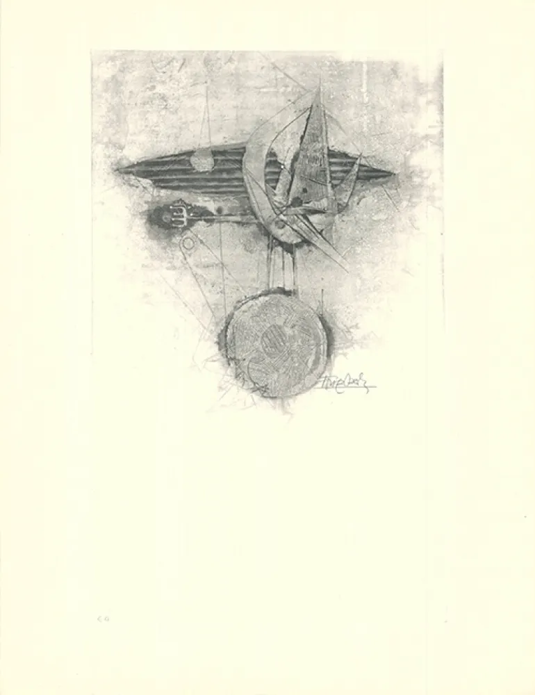 Etching And Aquatint Friedlaender - Trois oiseaux I