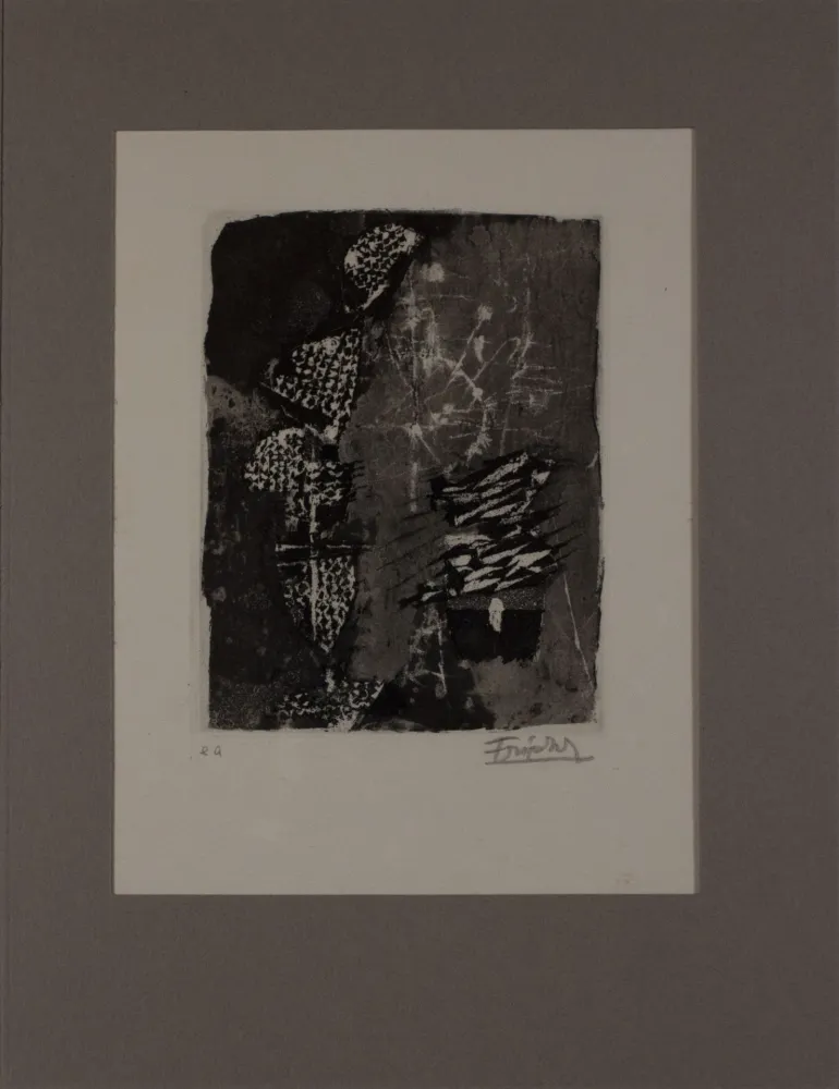 Engraving Friedlaender - Untitled from 'Avanguardia internazionale', vol. 4