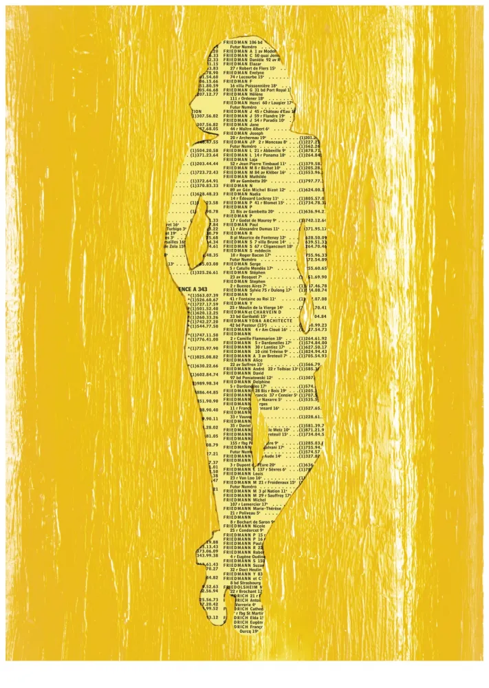 Screenprint Friedmann - Nu (Collection Naked)