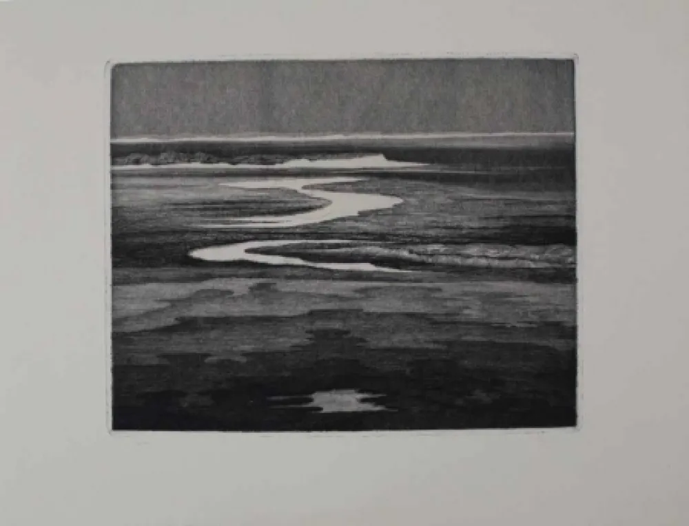 Etching Friedrich - Das Watt / The Wadden