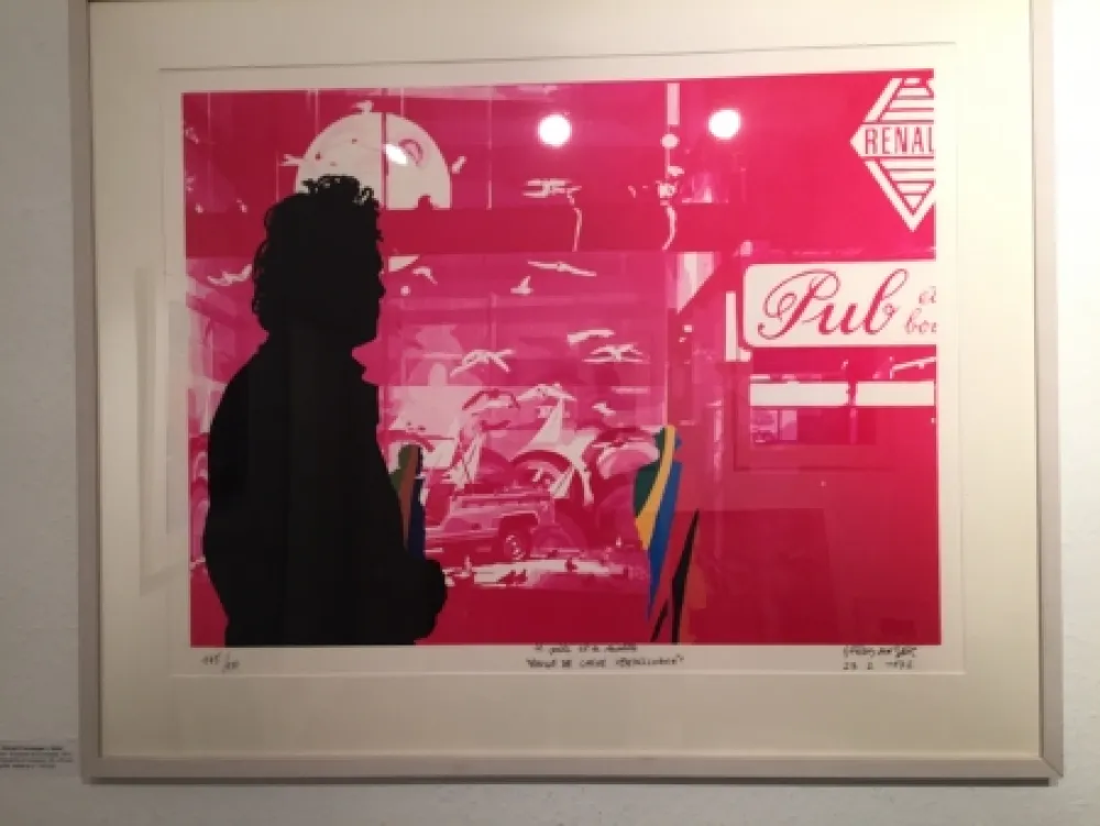 Screenprint Fromanger - Série: Le peintre et le modèle 