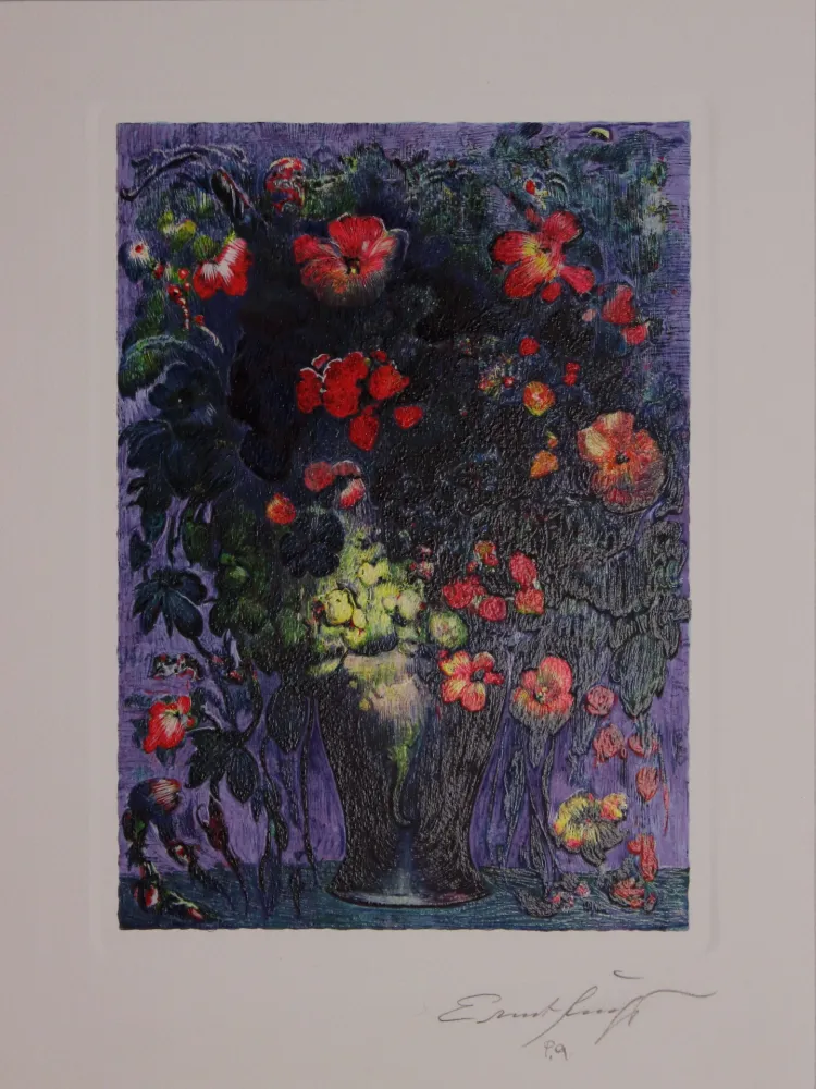 Screenprint Fuchs - Fiori