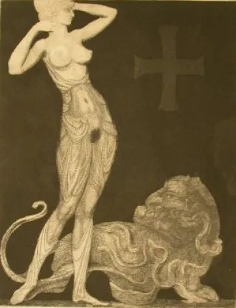 Engraving Fuchs - Genie und Tier 