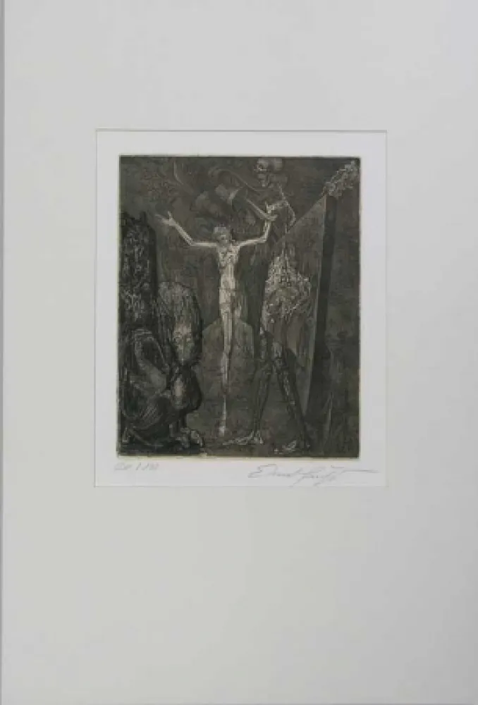 Engraving Fuchs - Totenglocke