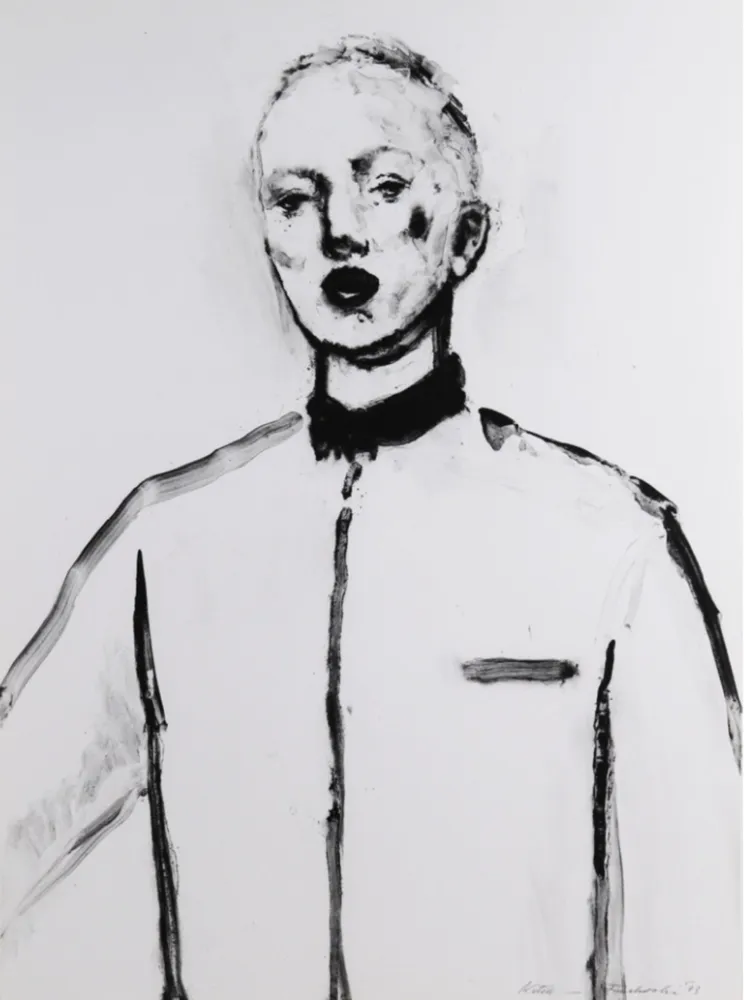 Lithograph Funakoshi - The Frozen Throat