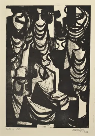 Lithograph Gabino - Composición