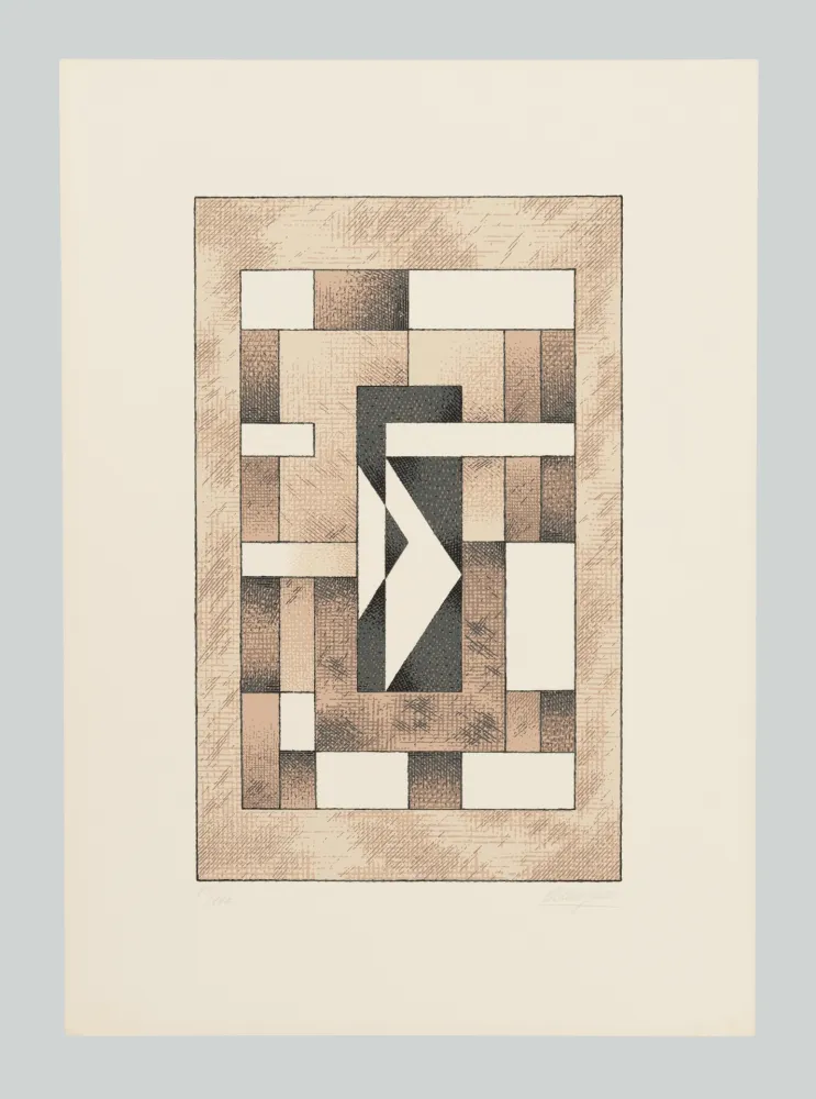 Screenprint Galli - Composizione (Tav. C)