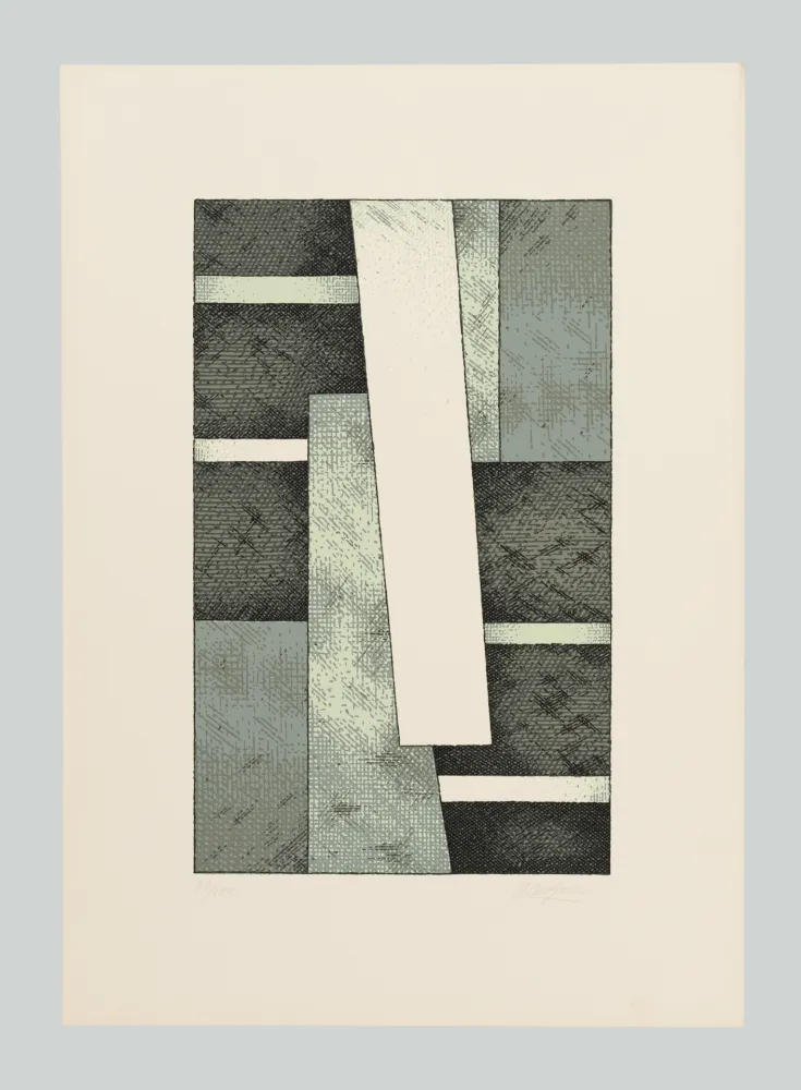 Screenprint Galli - Composizione (Tav. E)