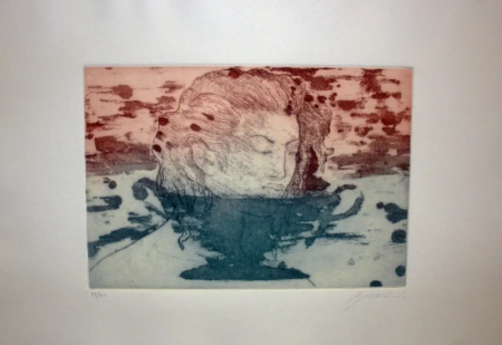 Engraving Galliani - Volto