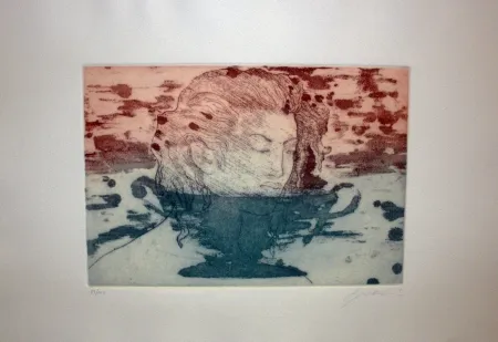 Engraving Galliani - Volto