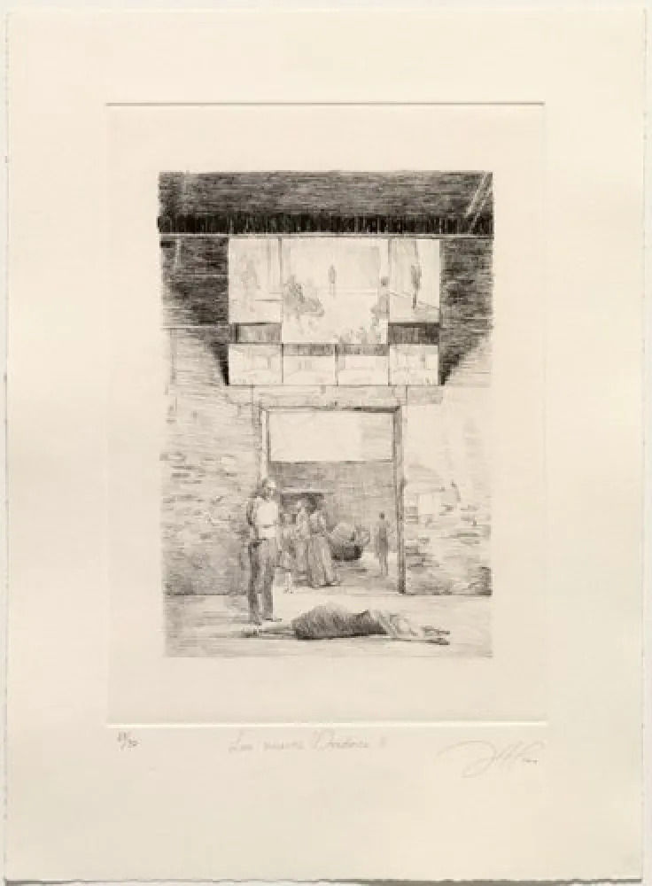 Drypoint Gamarra - Los nuevos Oradores II