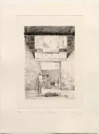 Drypoint Gamarra - Los nuevos Oradores II