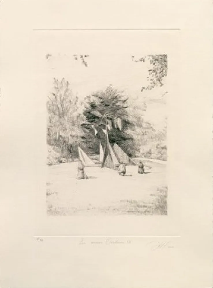 Drypoint Gamarra - Los nuevos Oradores III