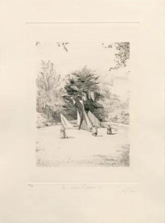 Drypoint Gamarra - Los nuevos Oradores III