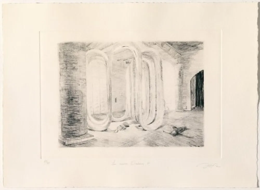 Drypoint Gamarra - Los nuevos Oradores IV