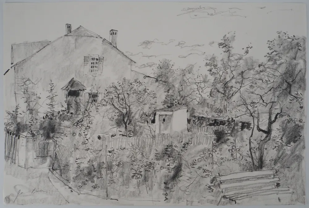 No Technical Gantner - Le jardin en fleur au printemps