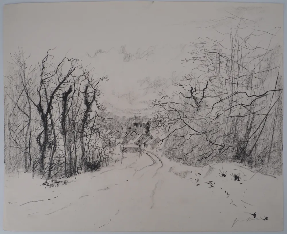 No Technical Gantner - Paysage enneigé des Vosges, c