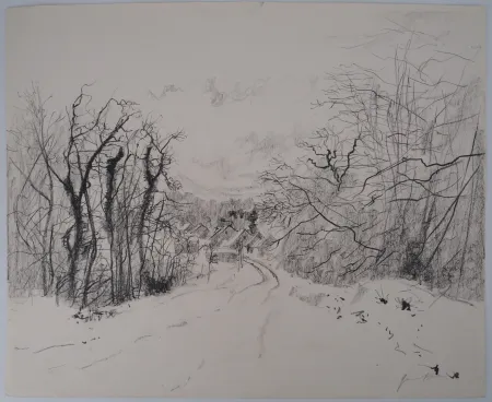 No Technical Gantner - Paysage enneigé des Vosges, c