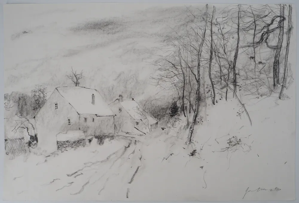 No Technical Gantner - Un hameau sous la neige