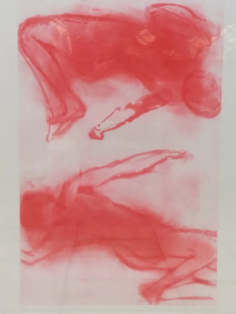 Lithograph Garache - 2 figures