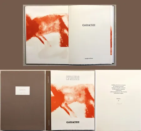 Illustrated Book Garache - GARACHE. DERRIÈRE LE MIROIR N°222. Février 1977. TIRAGE DE LUXE SIGNÉ..