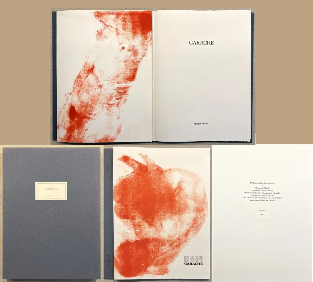 Illustrated Book Garache - GARACHE. DERRIÈRE LE MIROIR N°237. Janvier 1980. TIRAGE DE LUXE SIGNÉ..