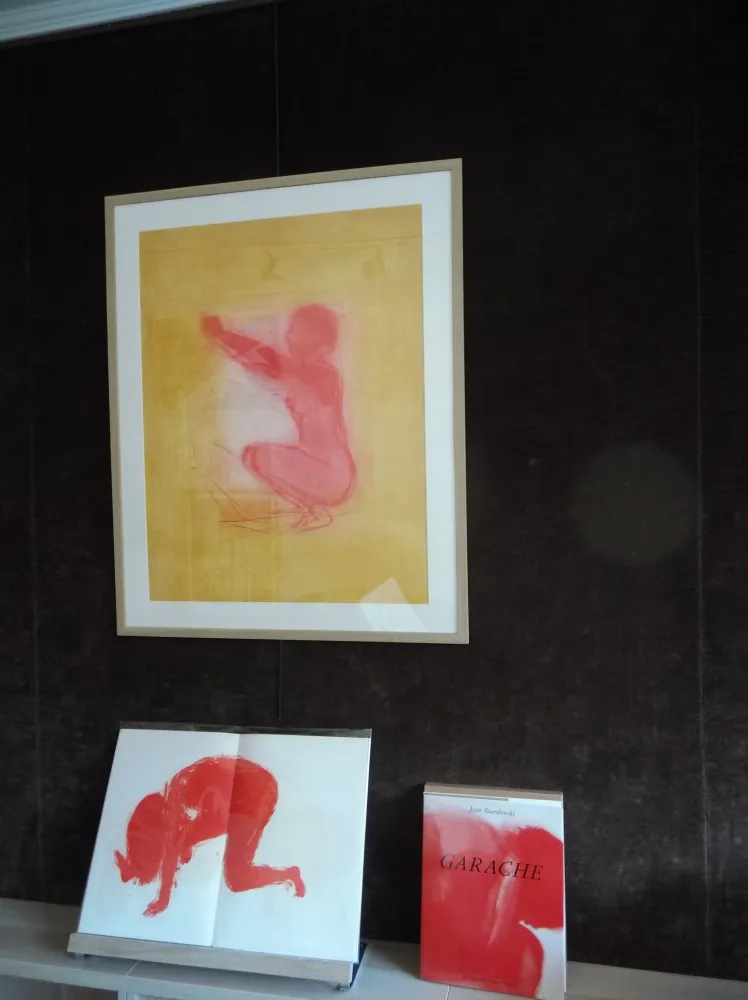Lithograph Garache - .Nude