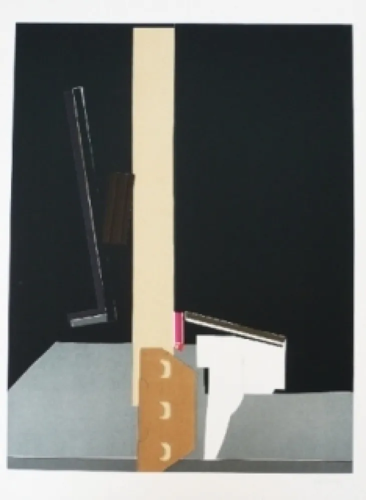 Lithograph Garcia Ponce - Composition 11