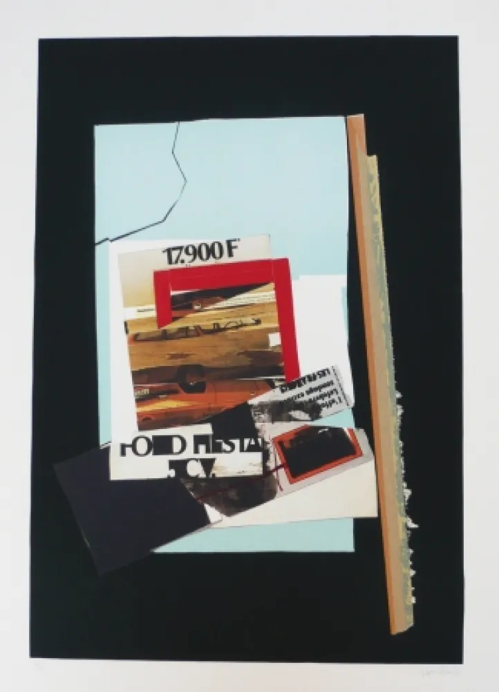 Lithograph Garcia Ponce - Composition 5