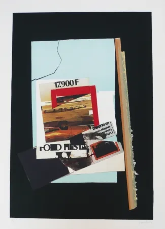 Lithograph Garcia Ponce - Composition 5