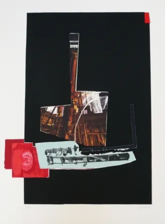 Lithograph Garcia Ponce - Composition 7