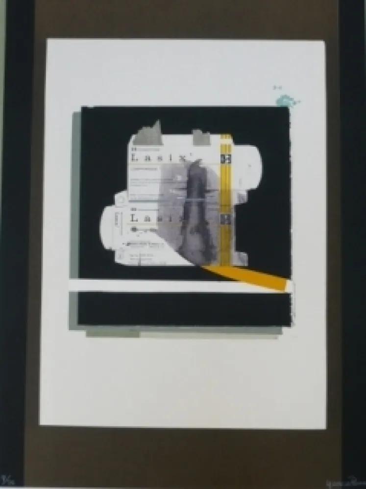 Lithograph Garcia Ponce - Composition 8