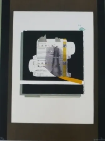 Lithograph Garcia Ponce - Composition 8