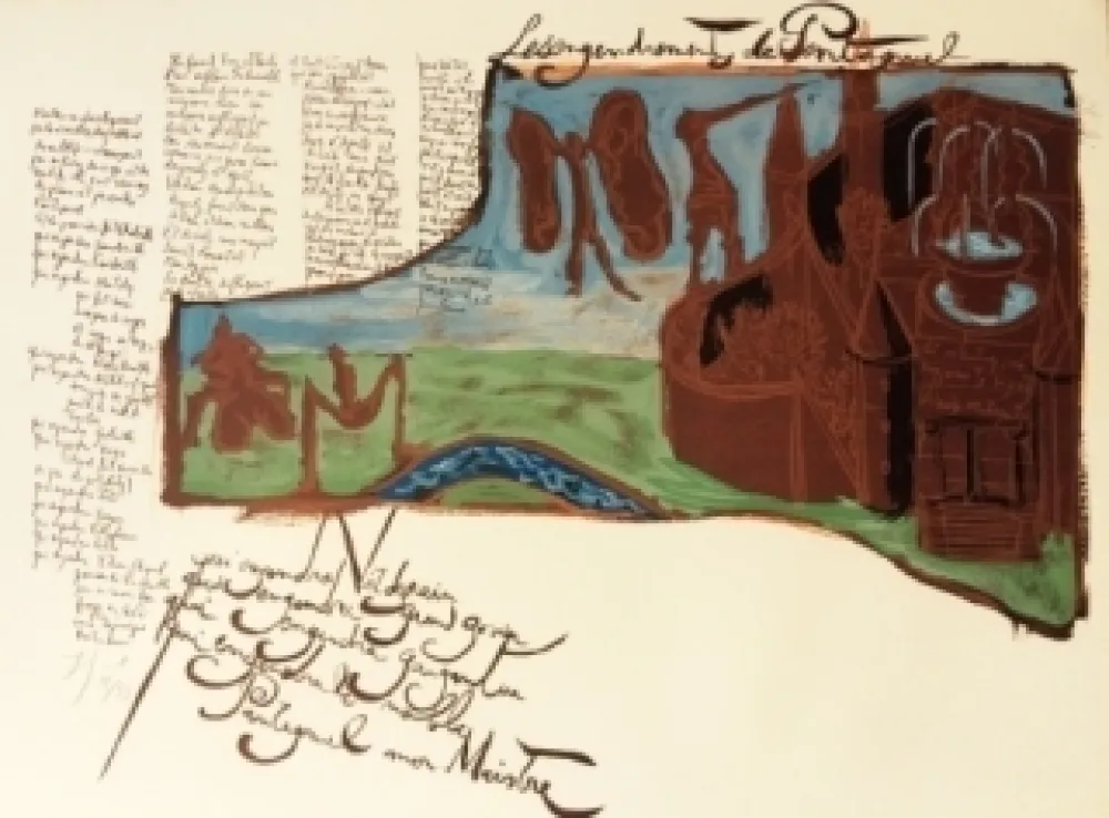 Lithograph Garouste - Les engendrements de Pantagruel