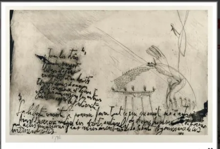 Etching And Aquatint Garouste - Sans titre