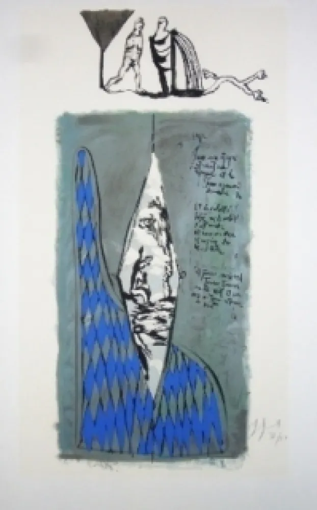 Lithograph Garouste - Sans titre