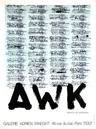 Lithograph Gasiorowski - Affiche 