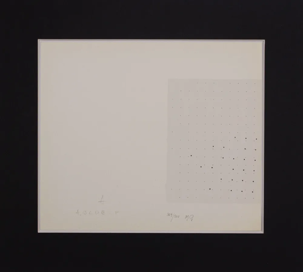 Screenprint Gastini - Lettera A