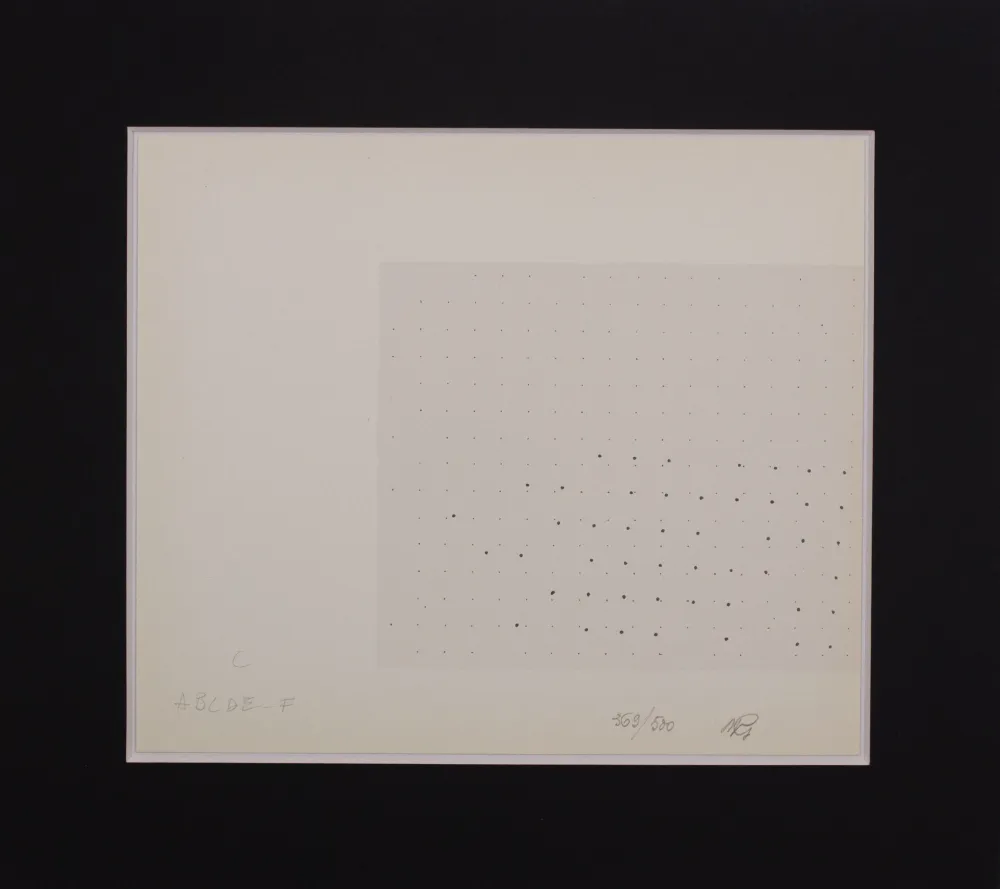 Screenprint Gastini - Lettera C