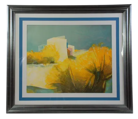 Lithograph Gaveau - Haute Provence